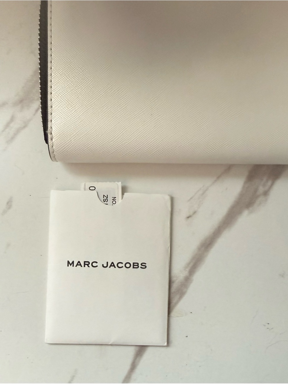 Marc Jacobs Continental Wallet, PU, Textured, Color is Cotton, NWT - Picture 7 of 9